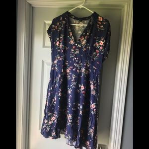 A flowery dress